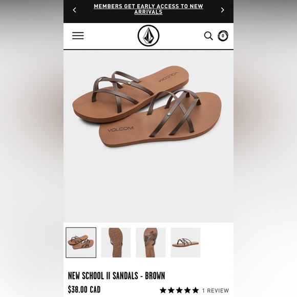 Volcom New School II Sandal - Picture 2 of 4